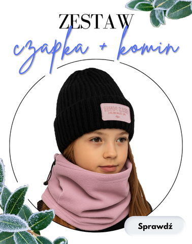 czapka i szalik dla dzieci 4F