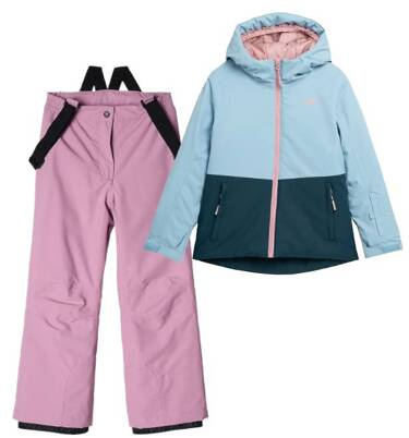 Kombinezon dwu częściowy 4F kurtka i spodnie narciarskie