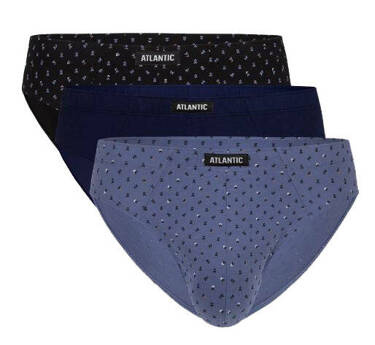 Slipy męskie atlantic 3MP-100/02 bielizna 3 sztuki