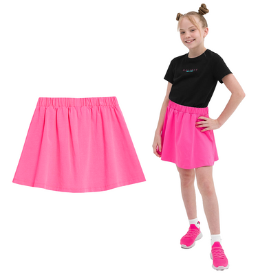 Spódniczka dla dziewczynki 4F dzianinowa  F009 rozkloszowana