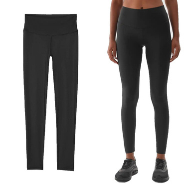Legginsy sportowe 4F F277 na trening z wysokim stanem czarne