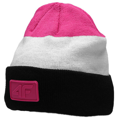 Czapka zimowa dziewczęca 4F F261 podwijana