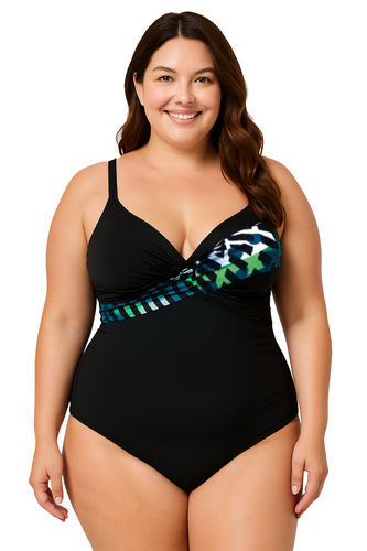 Strój kąpielowy jednoczęściowy MARKO Azzura czarny