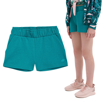 Krótkie spodenki 4F F098 szorty dresowe zielone