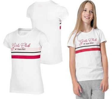 Koszulka dziewczęca 4F JTSD004 Bawełniana