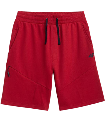 Spodenki dresowe 4F męskie SKMD013 CZERWONE