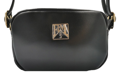 Torebka kuferek FEME TAGE elegancka czarna