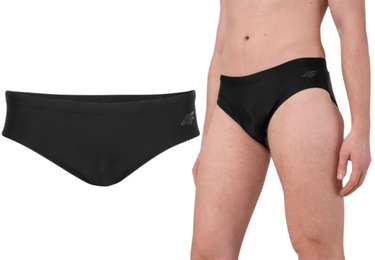 Kąpielówki męskie slipy 4F L22 MAJM001 czarne