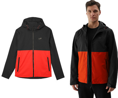 Kurtka męska przejściowa 4F M444 z kapturem z membraną 5000