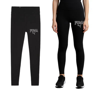 Damskie legginsy PUMA 677900 01 getry bawełniane