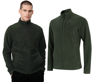 Polar męski 4F L22 PLM352 ciepła bluza na zamek