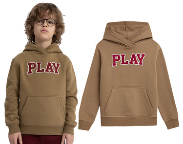 Bluza chłopięca 4F M652 z kapturem PLAY brąz