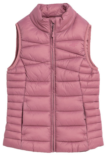 Kamizelka puchowa 4F F039bezrękawnik pikowany różowy