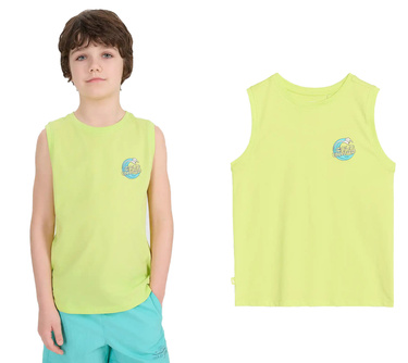 Koszulka bez rękawów 4F M162 bezrękawnik bawełniany