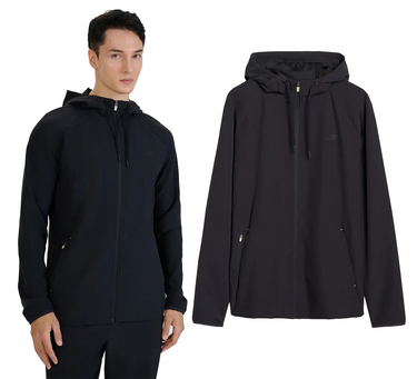 Bluza męska 4F treningowa M458 szybkoschnąca czarna