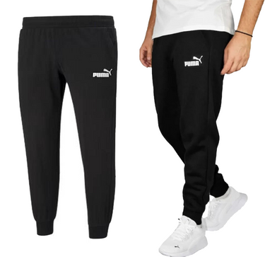 Dresowe spodnie męskie PUMA 586714 01 ocieplane