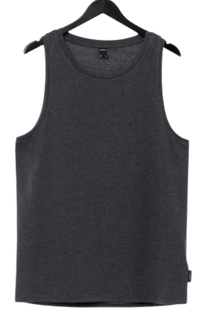 T-shirt męski OUTHORN TSM618 bez rękawów szary