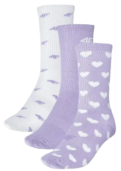 Skarpety dziewczęce 4F F298 skarpetki wysoki ściągacz