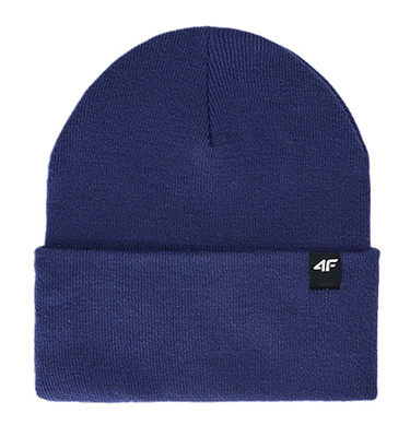 Czapka beanie 4F jesień zima U674 31S uniwersalna granat niebieska
