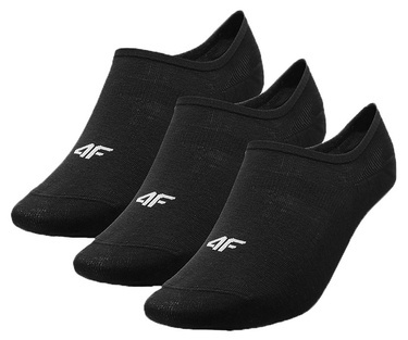 Skarpetki damskie 4F F274 stopki z bawełny 3pary czarne