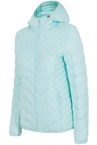 Kurtka damska pikowana 4F KUD005 niebieska XS