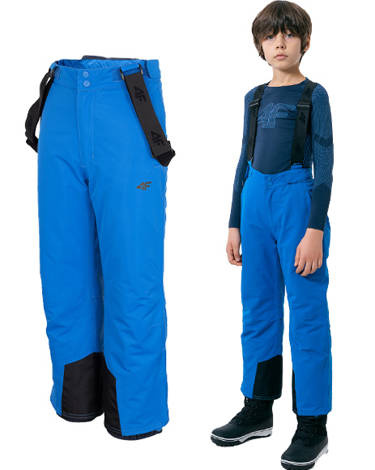 Spodnie narciarskie 4F JSPMN001 Membrana 8000 niebieski