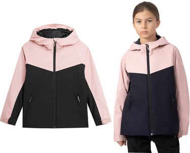 Kurtka trekkingowa 4F 278 jesienna z membraną z kapturem