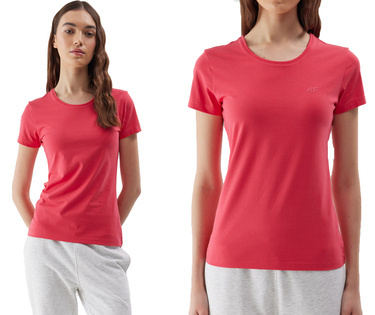 Koszulka damska bawełniana 4F F1161 T-shirt na lato