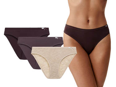 Figi damskie majtki atlantic 3CLP-002 3PACK bawełna