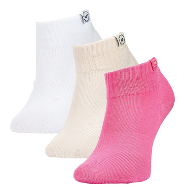 Skarpetki dziecięce 4F sportowe za kostkę F347 90S wielopak 3 PARY