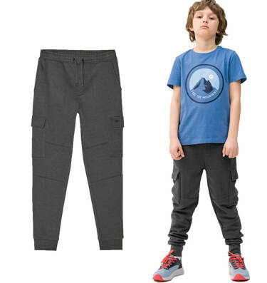 Spodnie dresowe 4F M590 sportowe z kieszeniami cargo