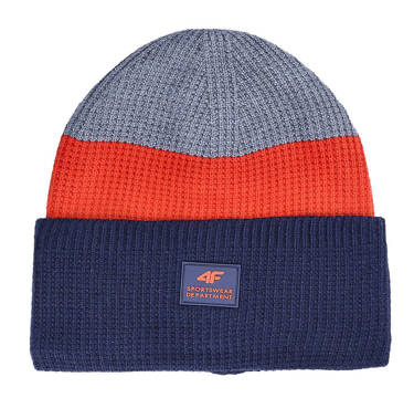 Czapka dla dzieci 4F zima jesień ciepła M426 w paski