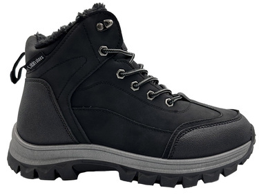 Trapery męskie zimowe U31-1 ocieplane czarne