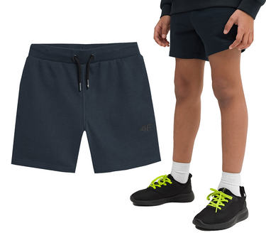 Krótkie spodenki dresowe 4F M048 szorty granat