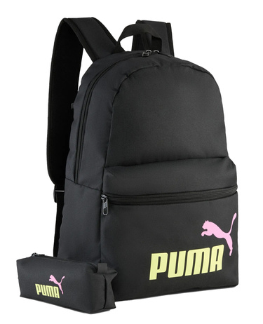 Plecak szkolny z piórnikiem PUMA sportowy 91191 04 czarny