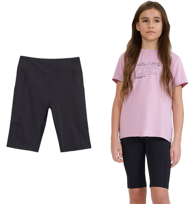 Kolarki sportowe 4F F0857 spodenki szybkoschnące czarne