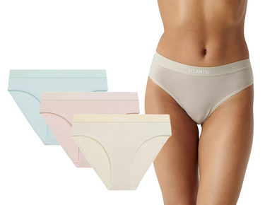 Bielizna damska Atlantic 3CLP-012 3PAK bawełniane