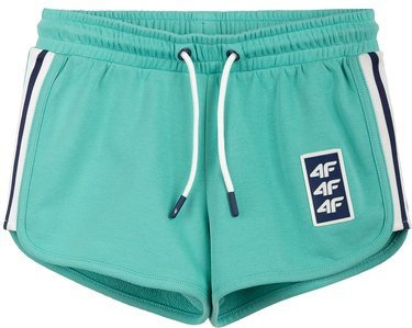 Spodenki szorty dziewczęce 4F JSKDD001A mięta
