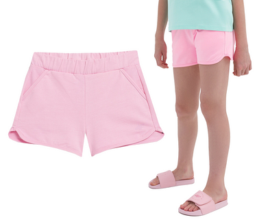 Krótkie spodenki dresowe 4F F099 szorty róż