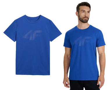 T-shirt męski 4F koszulka z krótkim rękawem M2442 36S niebieski