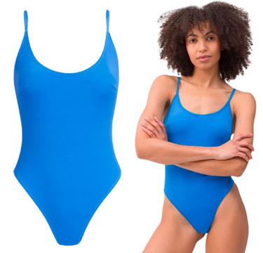 Strój kąpielowy jednoczęściowy 4F damski F029 kostium niebieski