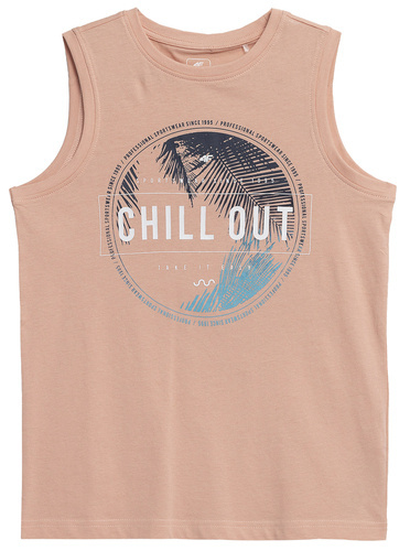 Koszulka bez rękawów 4F M287 z nadrukiem