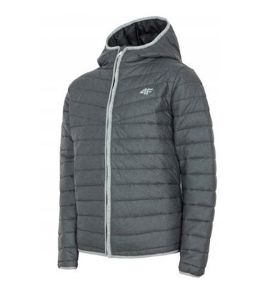 Kurtka Chłopięca 4F pikowana puchowa JKUMP001 szara