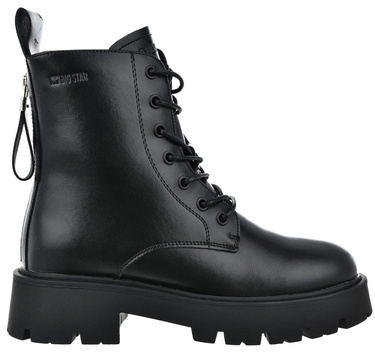 Botki damskie skórzane BIG STAR OO274108 trapery