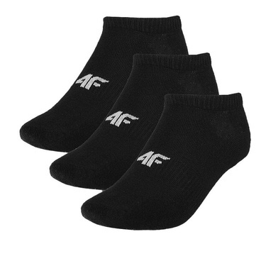 Skarpety dziecięce 4F stopki U255 czarne 3 PACK