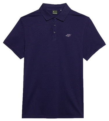 Koszulka Polo 4F M130 T-shirt męski z kołnierzykiem