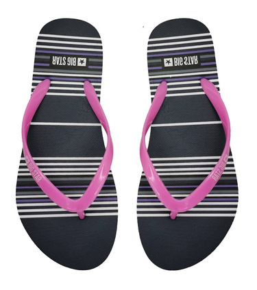 Japonki BIG STAR klapki dla kobiet i dziewczynek JJ274A352 róż