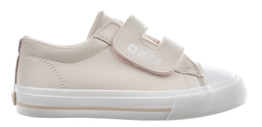 Trampki dziewczęce BIG STAR LL374072 z eko skóry na rzep