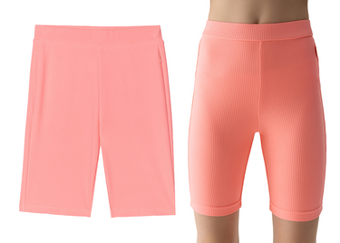 Kolarki dziewczęce 4F F134 64N szorty sportowe łososiowe