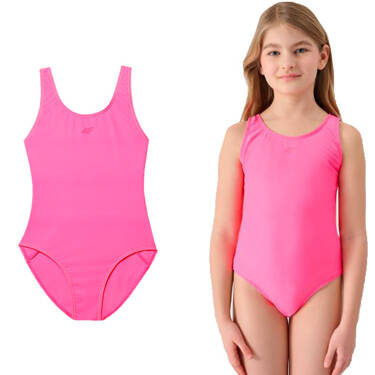 Strój kąpielowy 4F F049 jednoczęściowy różowy